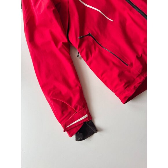 SALOMON Speed AdvancedSkin Dry Red Nylon Ripstop Ski Shell Jacket, Size M - Picture 7 of 16